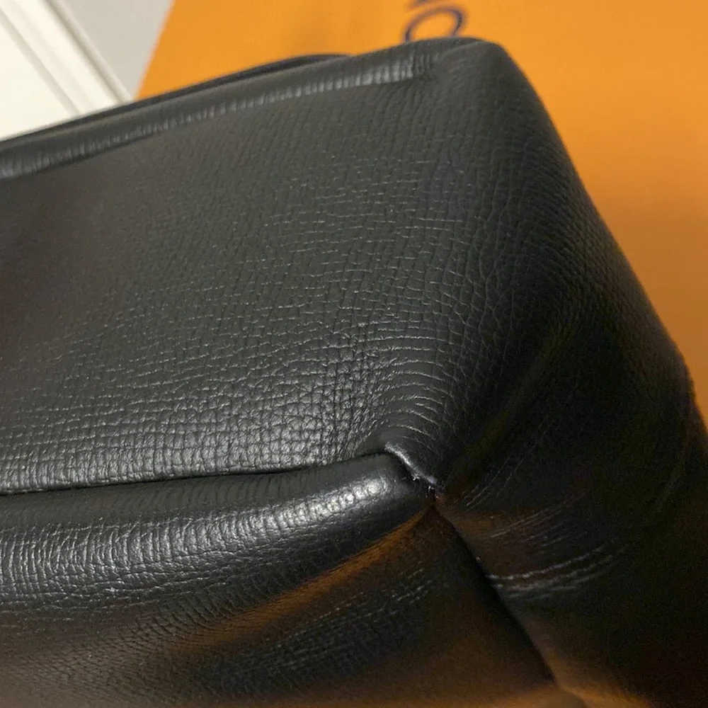 Louis Vuitton Nigo Besace Tokyo Leather Denim Mixed Messenger Bag