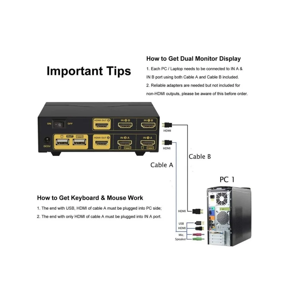 CKL hdmi kvm