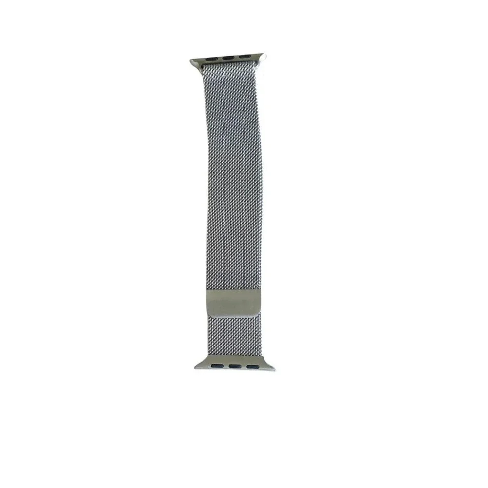 New R-JADO Silver Milanese Loop Magnetic Band For Apple Watch 42mm 44mm