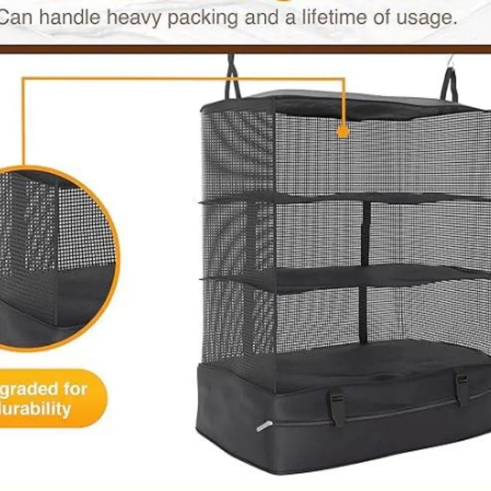New Project Sol Carry on closet hanging travel shelves cruise plane or car pack