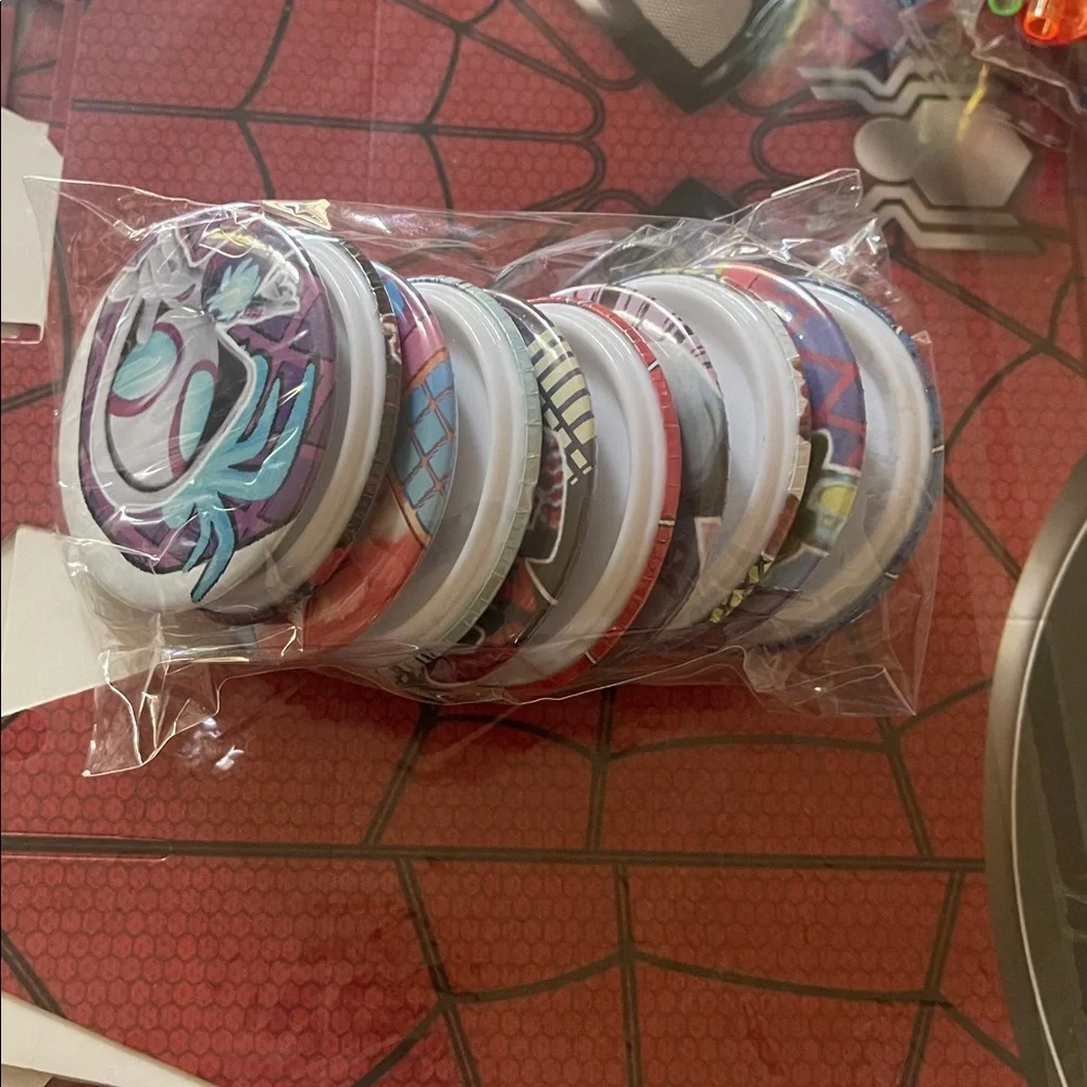 Spider-Man Themed Party Favors with boxes for 10 guests nwt
