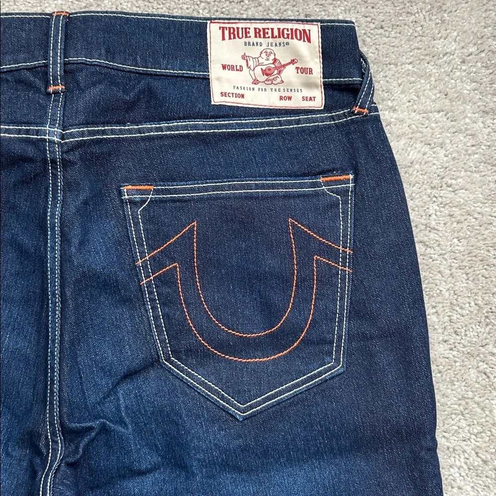 True Religion stretch denim orange