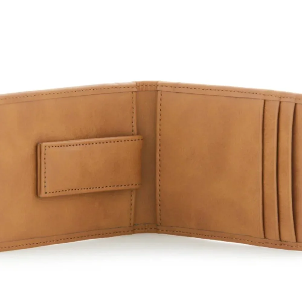 Perry EllisTan Leather Money Clip Wallet