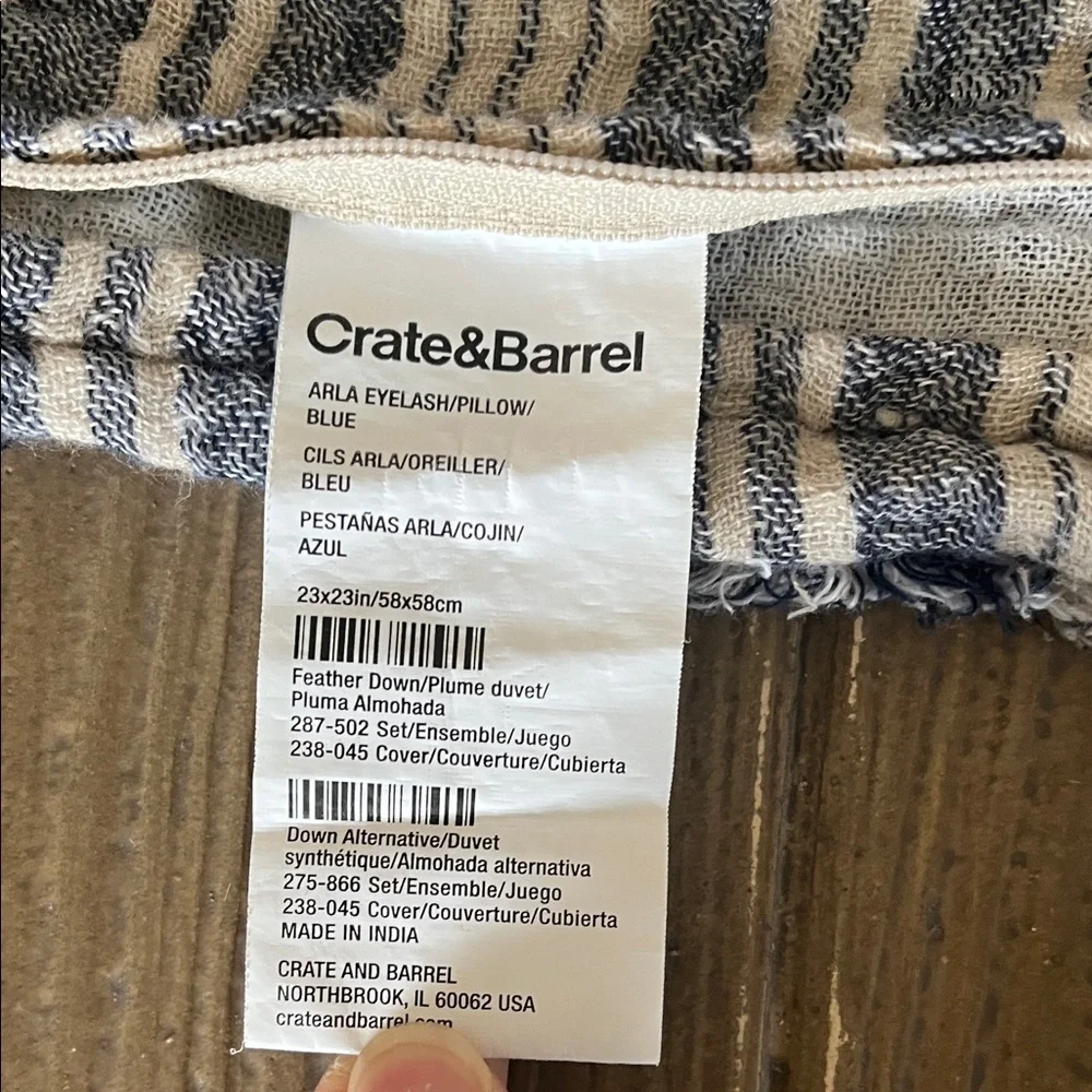 Crate&Barrel two gauze