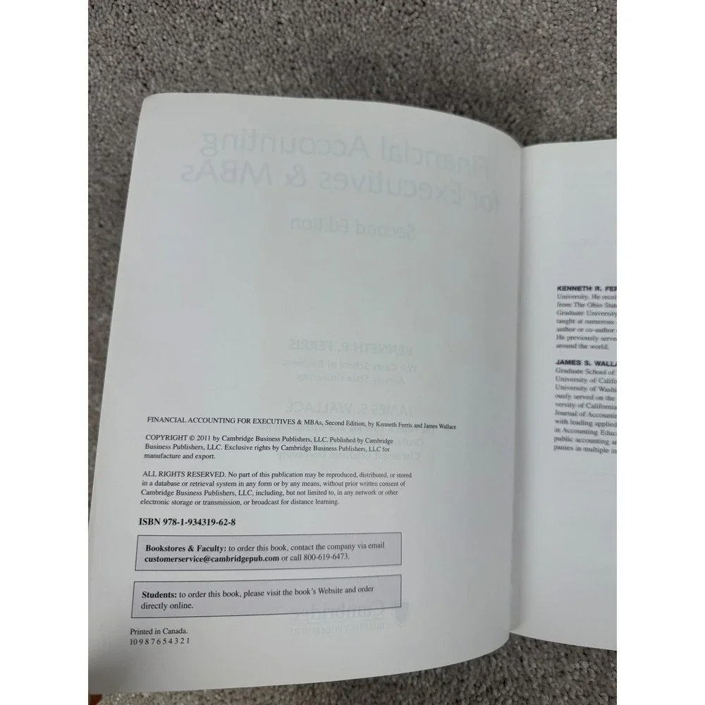 Cambridge Business Publishers financial accounting