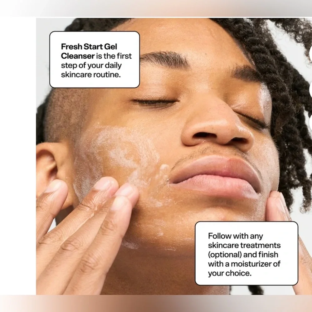 Bubble clear acne teenager