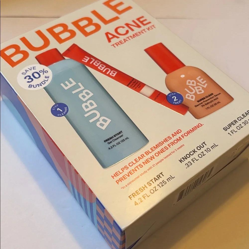 Bubble helps blemishes