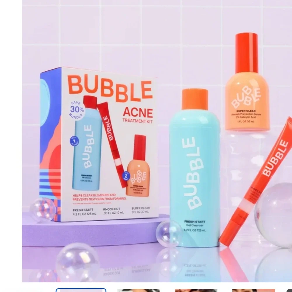 Bubble treatment kit from