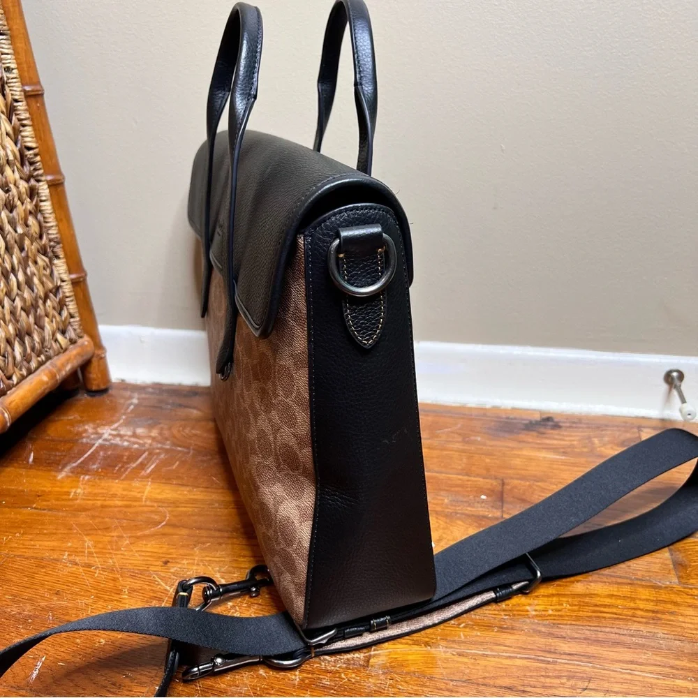 COACH Sullivan Portfolio Brief In Signature Canvas