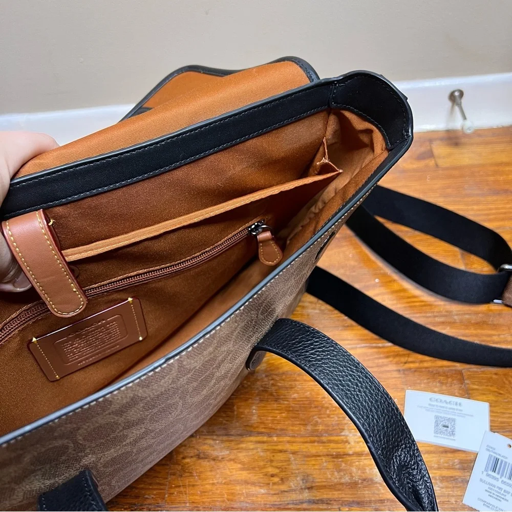 COACH Sullivan Portfolio Brief In Signature Canvas