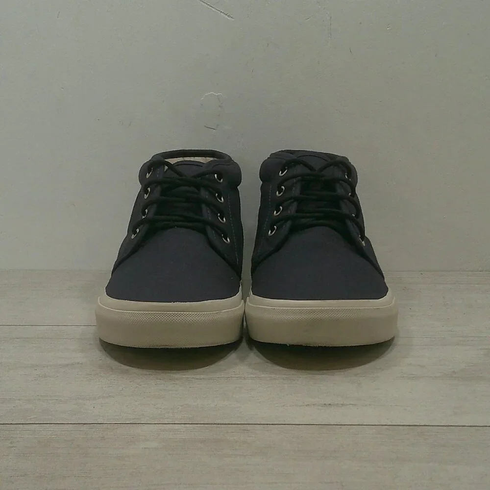 Polo Ralph Lauren Men's Keaton Chukka Sneakers True Navy Blue Canvas Size 11.5