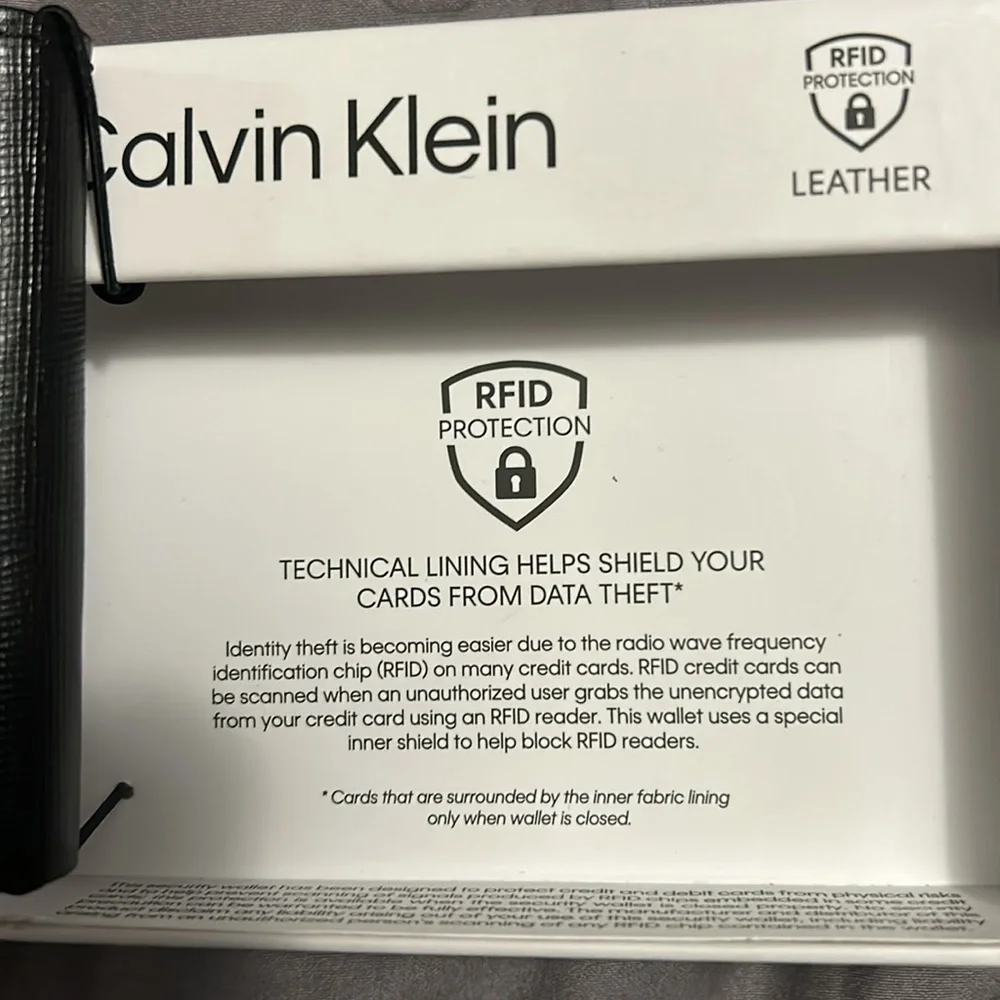 Calvin Klein slip holder