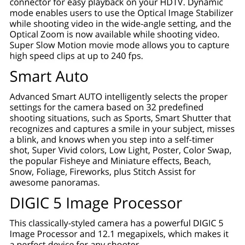 Canon experience high