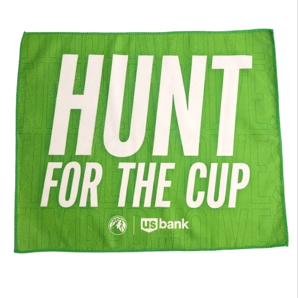NBA Official Limited Edition Minnesota Timberwolves Hunt For The Cup Rally Towel