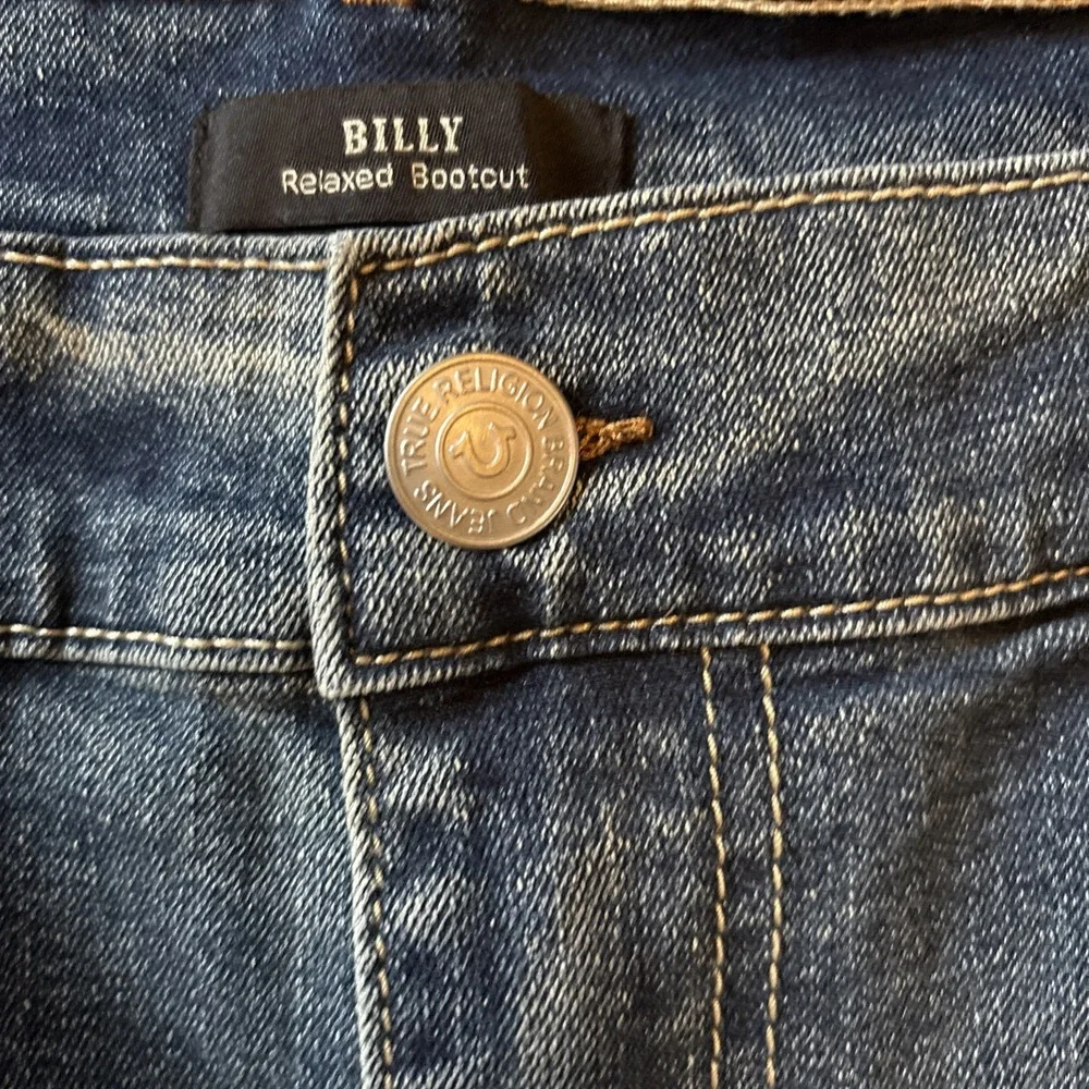 True Religion Billy Relaxed Bootcut Jeans Size 36 X 33.5 NWT