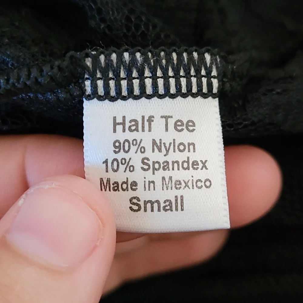 Halftee size black