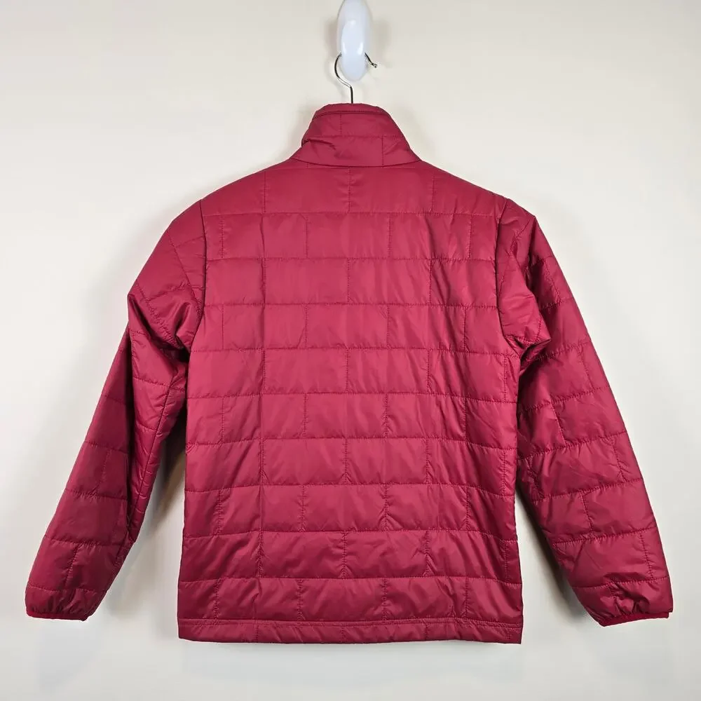 Patagonia Kids Nano Puff Brick Quilt Jacket Size M/10 Wax Red 68001