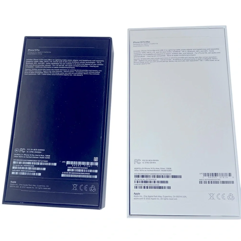 Apple empty boxes