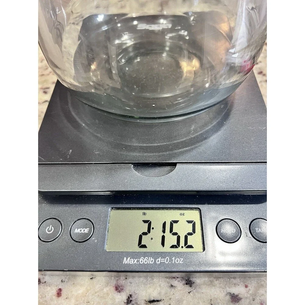 West‎ Elm Modern Clear Smoke Gray Recycled Glass Vase Hand Blown 12 3/4”