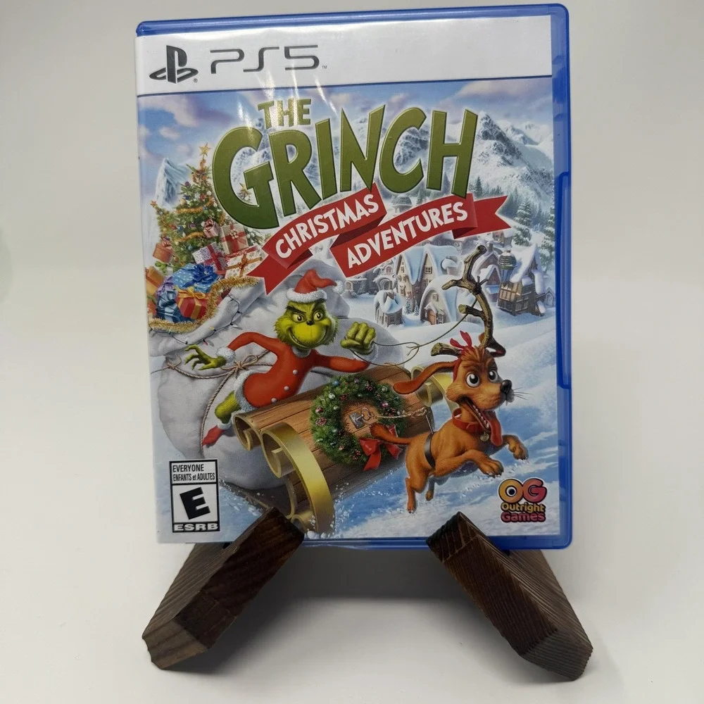 The Grinch Christmas Adventures PS5 Sony PlayStation 5 Holiday Video Game Case