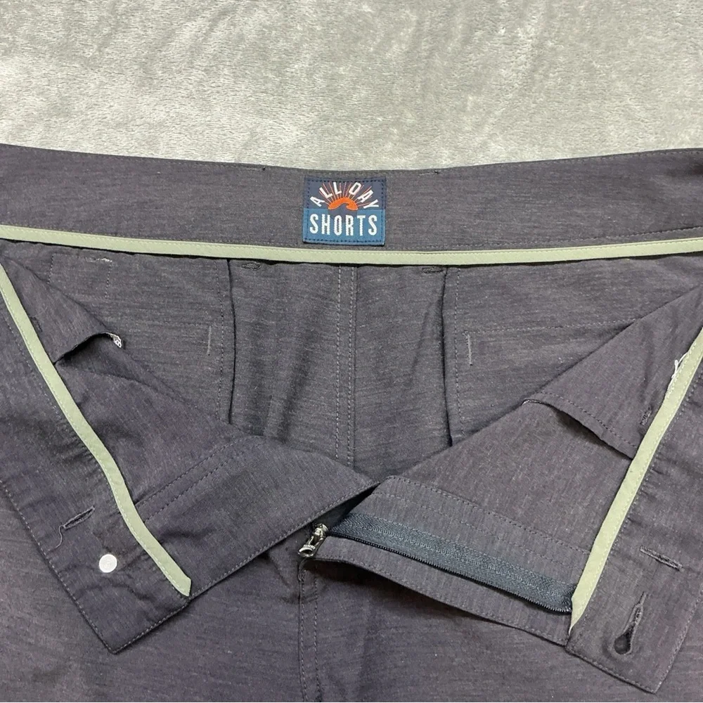 Faherty All Day Shorts Men’s size 38 Gray casual light weight chino active golf