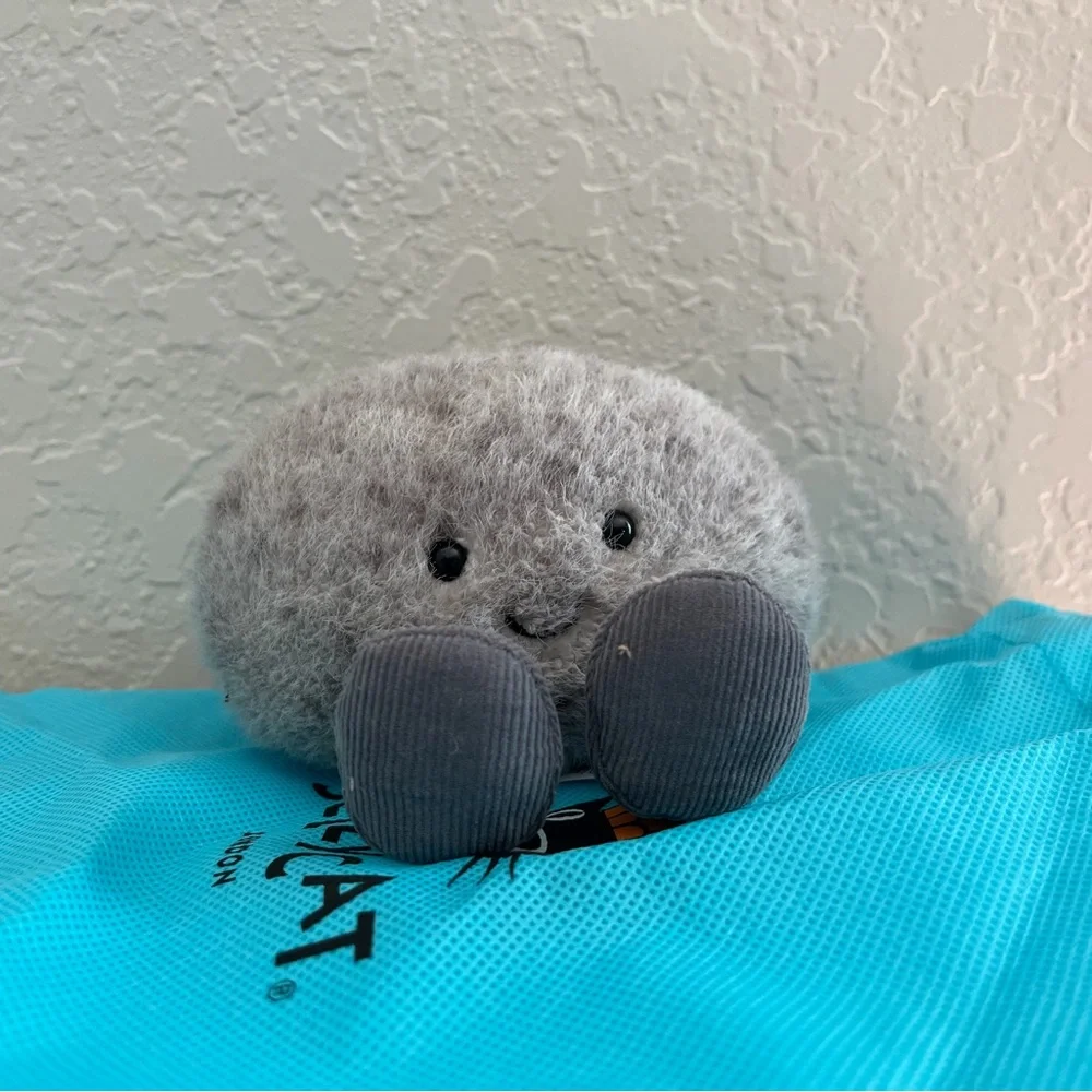 AUTHENTIC❗️Jellycat amuseable pebble- NWT- And Dust Bag
