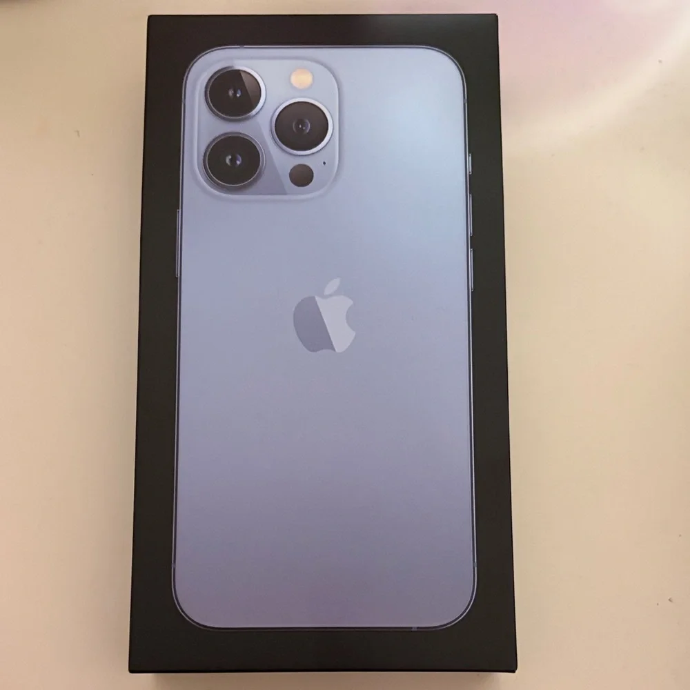 Apple iPhone 13 Pro in Sierra Blue 128GB Empty Box Only New Condition