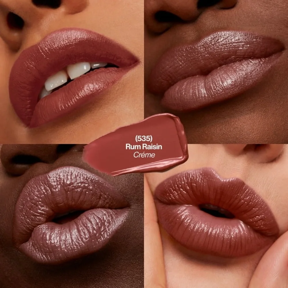 Revlon Super Lustrous Crème Lipstick 535 Rum Raisin Brown Red New Sealed