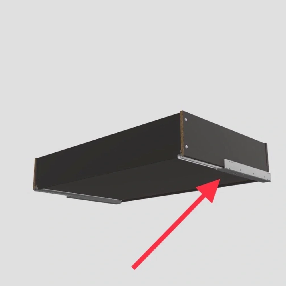 IKEA sliding rail