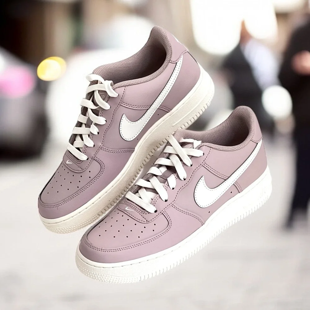 Nike Grade School Air Force 1 Low Youth 6.5 Woman 8 Rose/Sail Sneakers