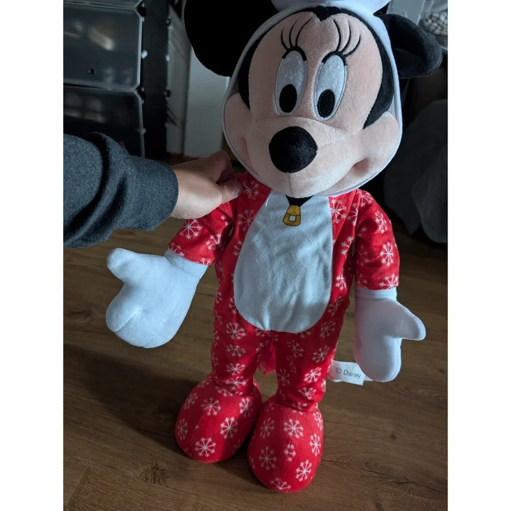 Vintage Christmas Carol Teddy Bear‎ Plush Mickey Mouse
