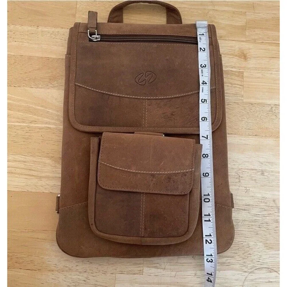 SANTORO Michael Designs The Flight Jacket iPad Mac Case Brown Leather NO STRAPS