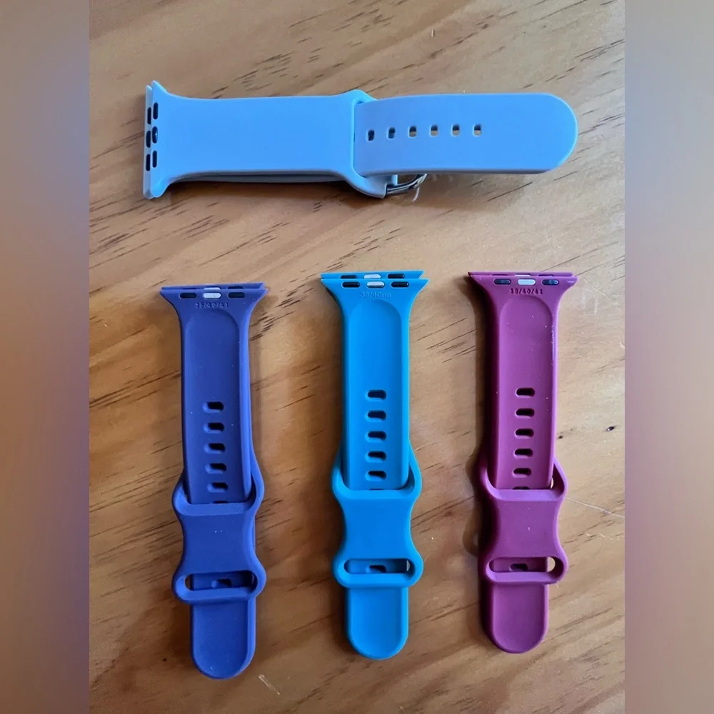 Sport Bands Compatible with Apple Watch SE - 38/40/41MM; 4 Colors