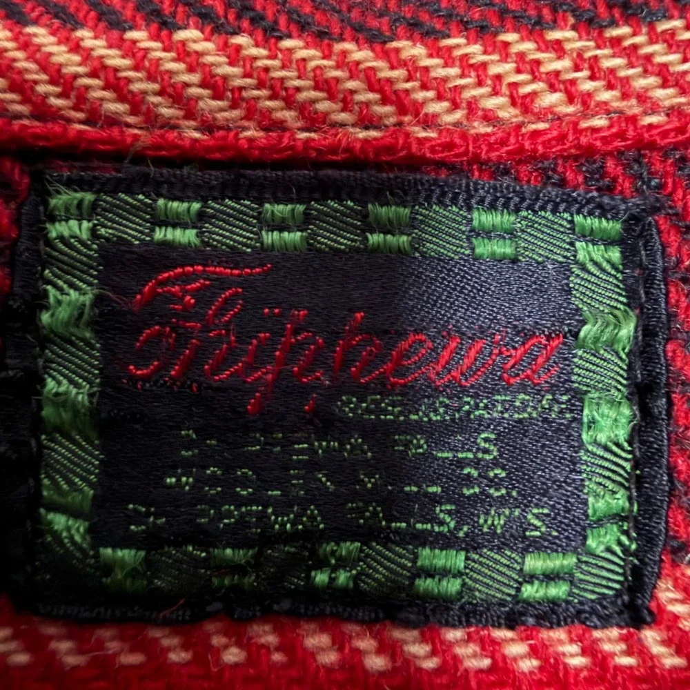 Chippewa Vintage Plaid Shirt Jacket Shacket Wool 70s Heritage Workwear Cabincore