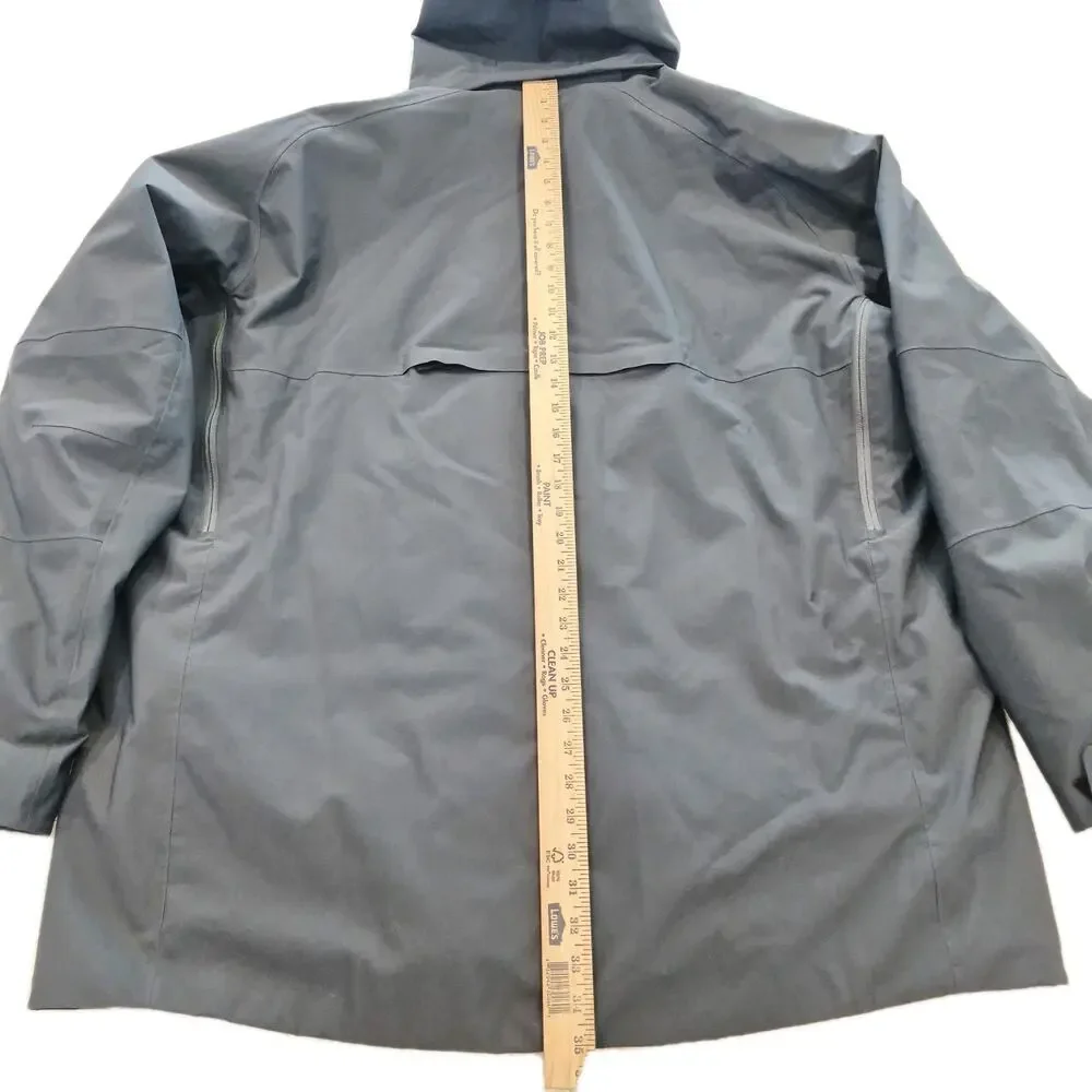 Bogner Fire + Ice Men's Ski Jacket Sz 56 3XL Black Gray WP Insulated Hooded Coat