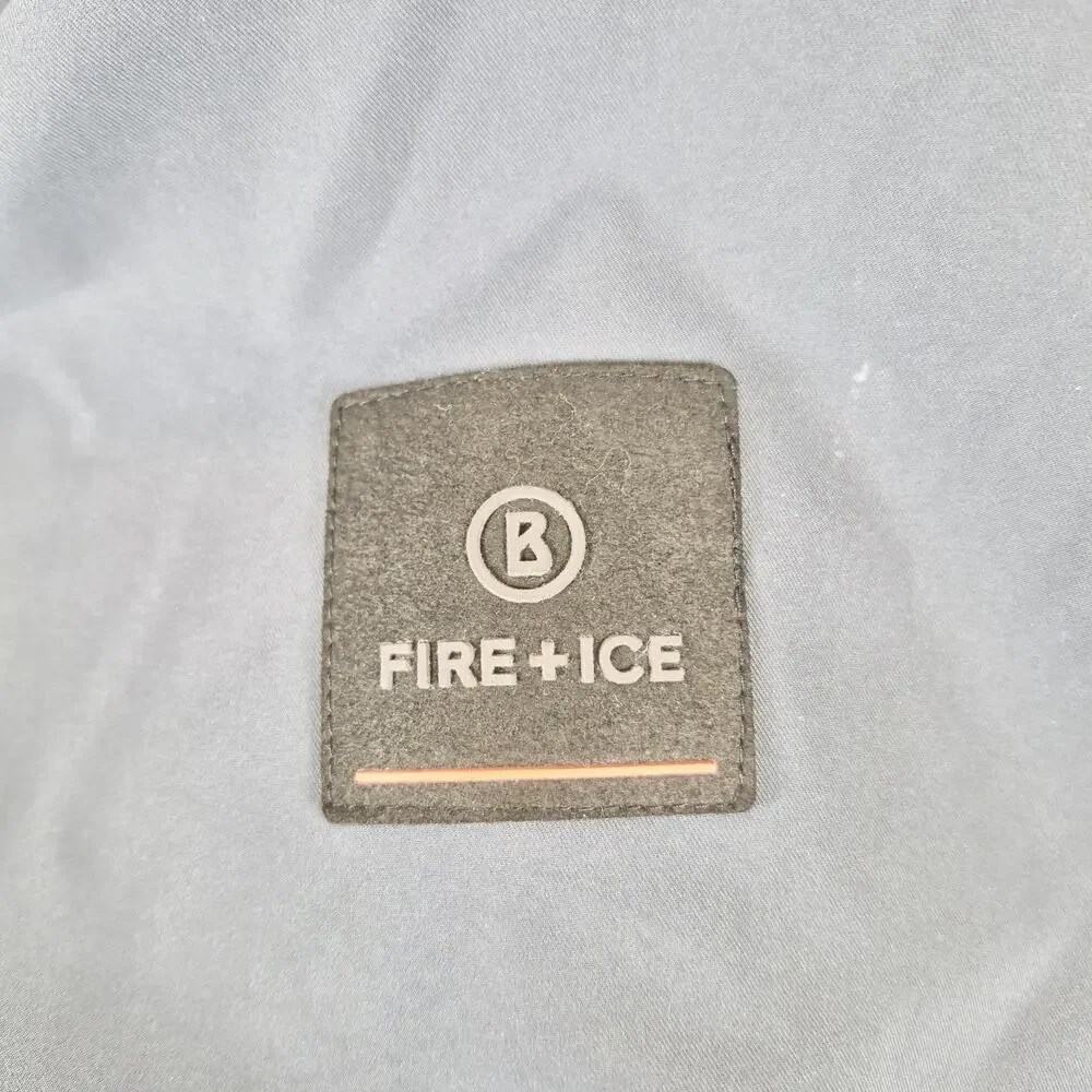 Bogner Fire + Ice Men's Ski Jacket Sz 56 3XL Black Gray WP Insulated Hooded Coat