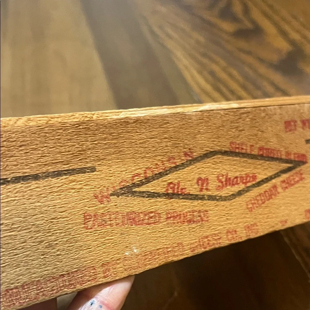 vintage cheese box organize your