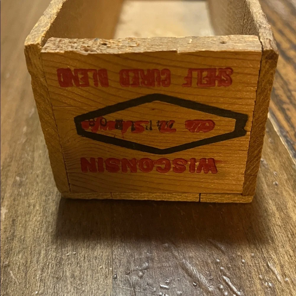 vintage cheese box organize your