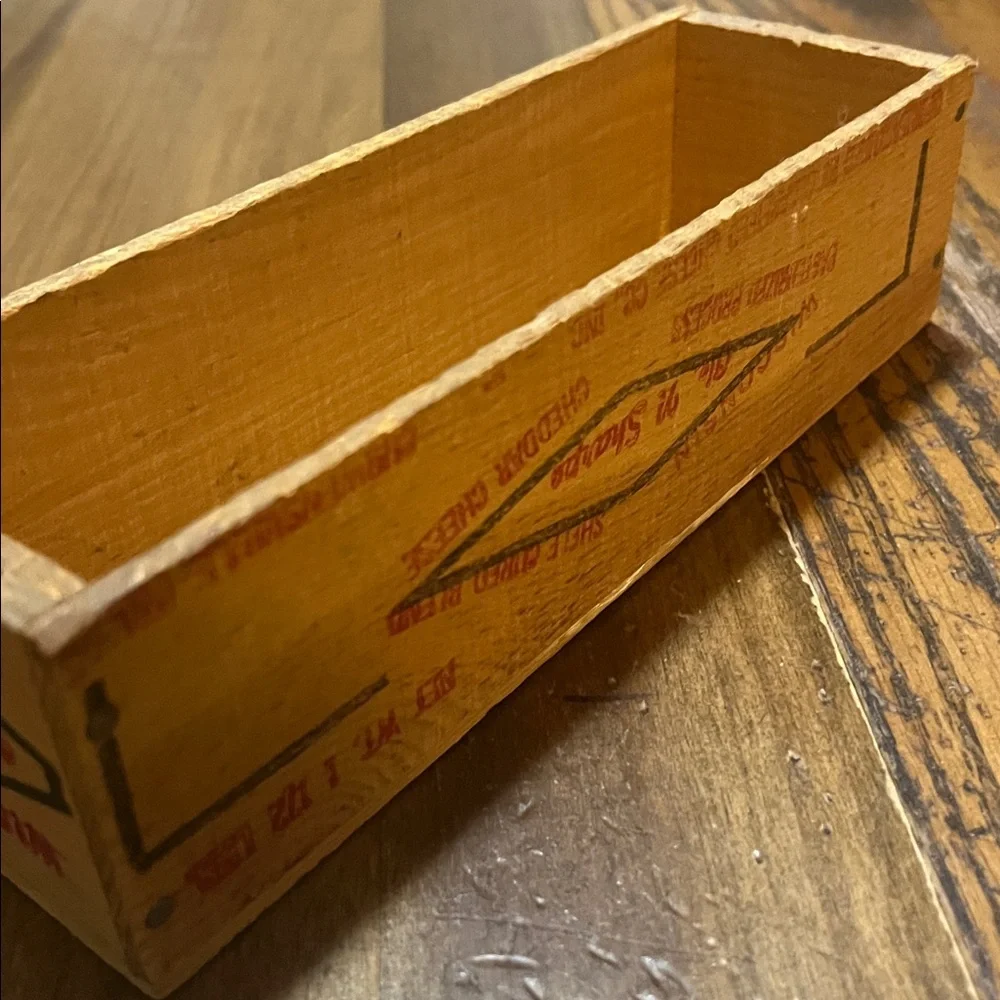 vintage cheese box organize your