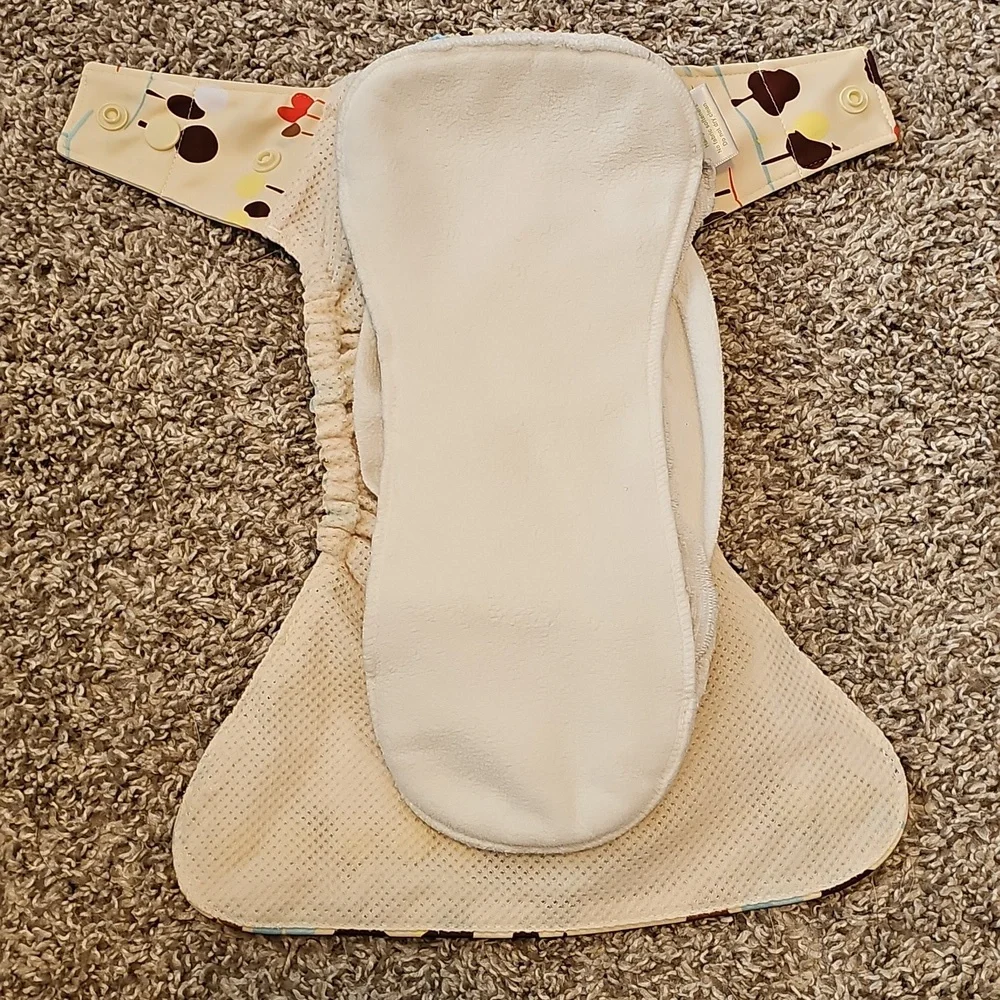 Grovia Yellow Trees Hybrid Diaper