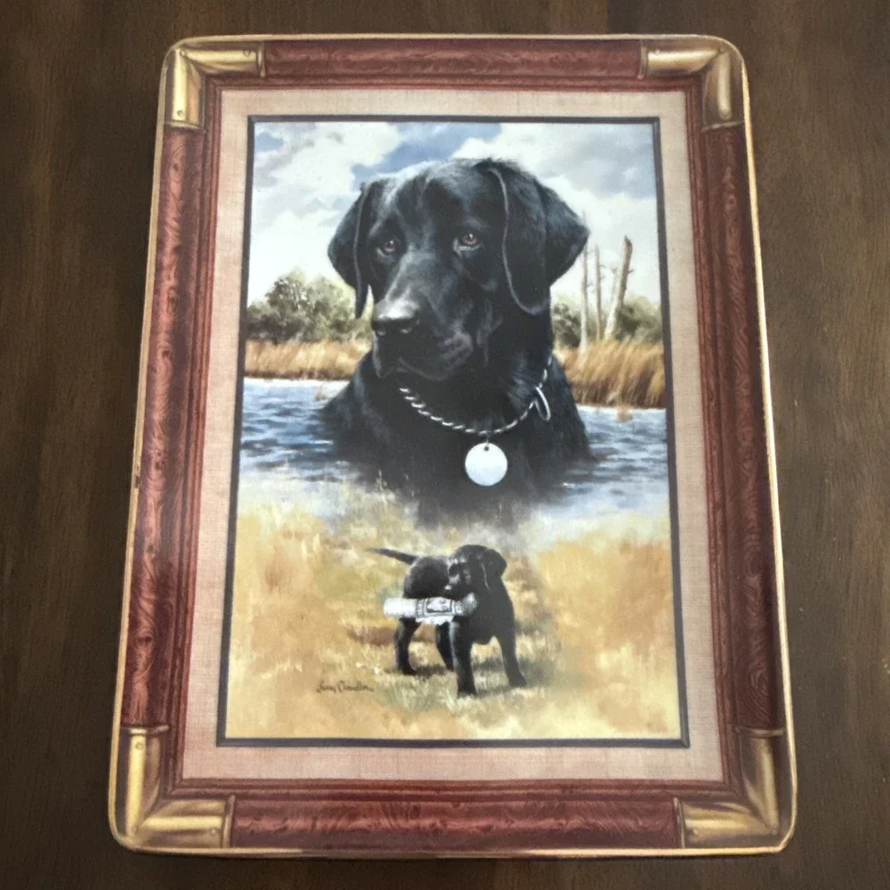 Franklin‎ Mint Black Labrador Retriever 