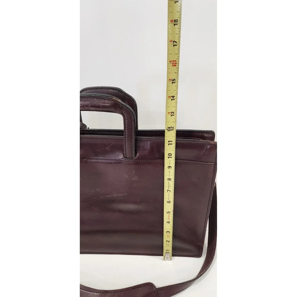 Vintage HARTMANN Leather Top Handle Briefcase W/ Shoulder Strap Lawyer Doctor