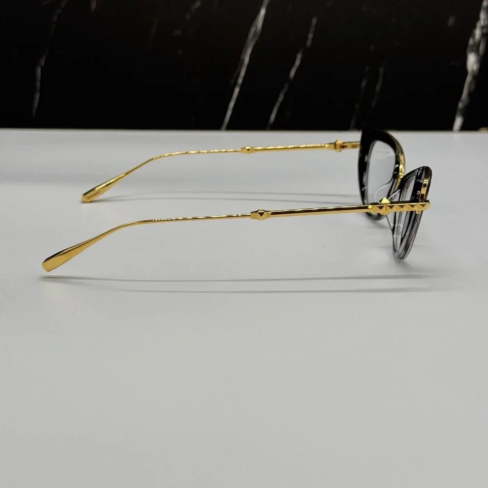 NEW VALENTINO EYEGLASSES WOMEN GOLD EYEWEAR VALENTINO V-DAYDREAM VLX-123A
