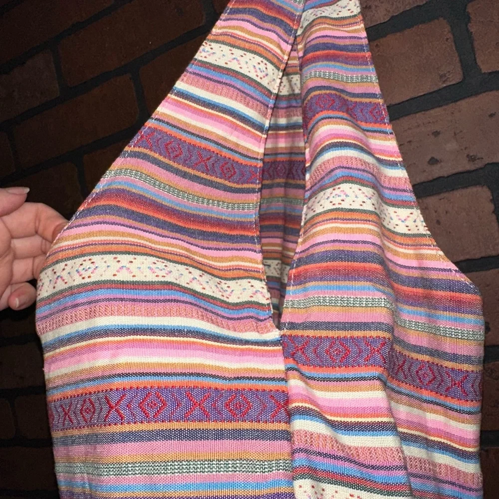 Colorful Striped Women's Bag