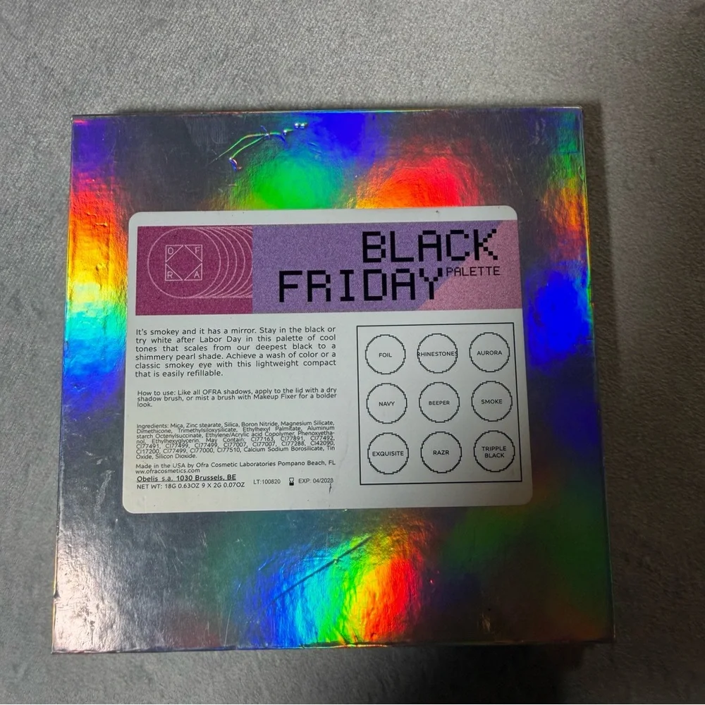 OFRA cosmetics black