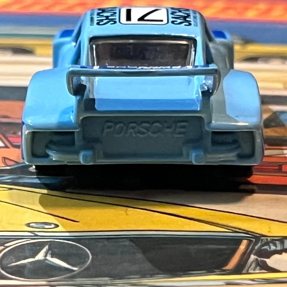 Vintage 1983 Matchbox #71 Racing Porsche 935 Racer Car #55 Blue ELF Sachs