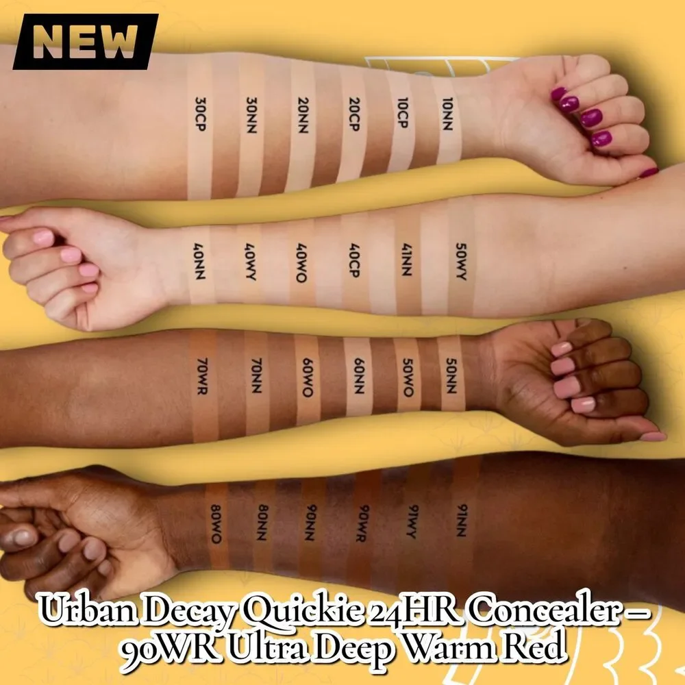 New Urban Decay Quickie 24HR Waterproof Full-Coverage Concealer – 90WR Ultra Dee