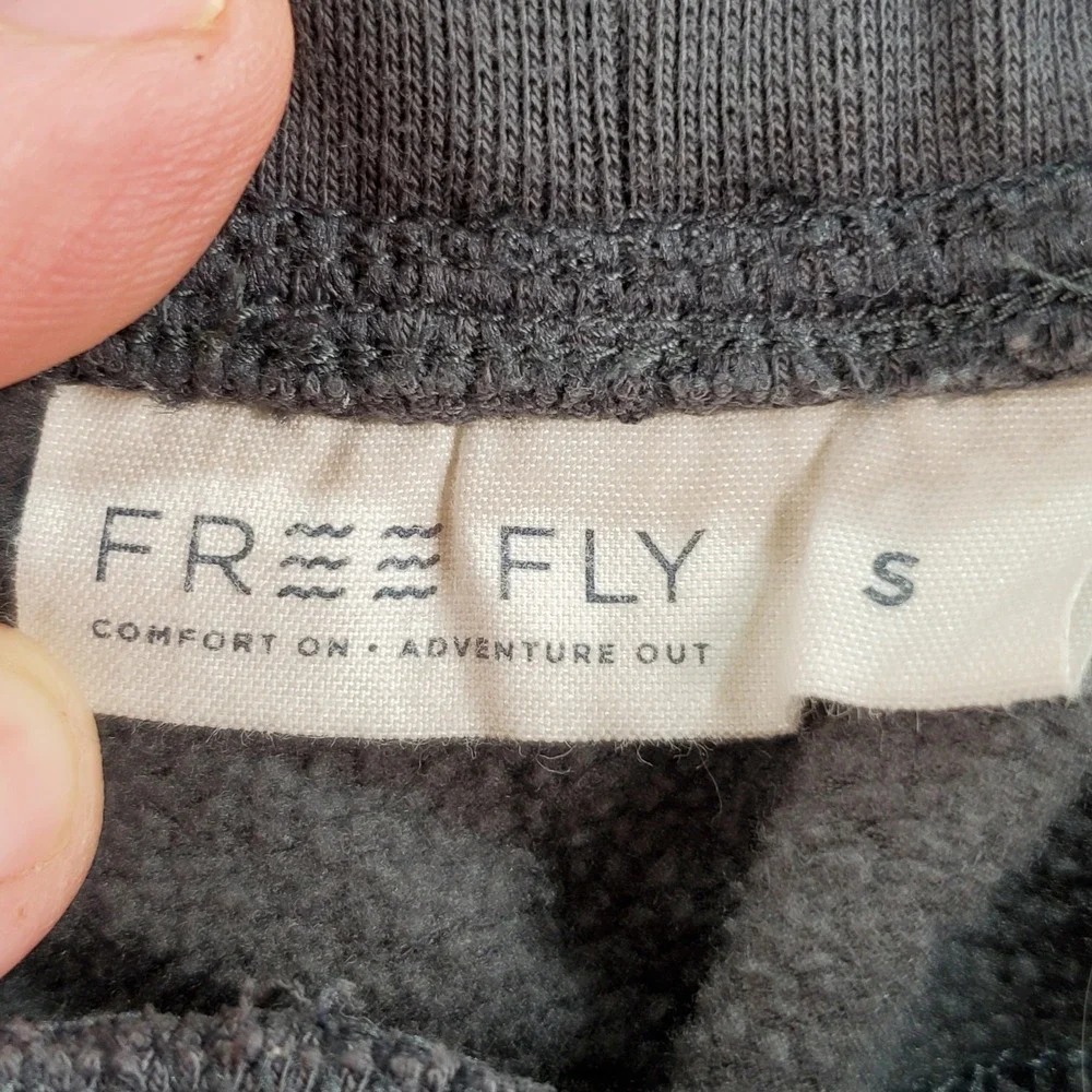 Free Fly Bamboo Lightweight Fleece Jogger Mens Small Gray 3280 Tapered Sweatpant