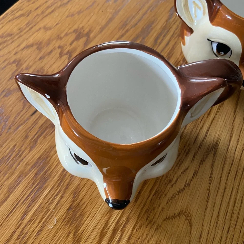 2 Target brand Reindeer Ceramic Mugs