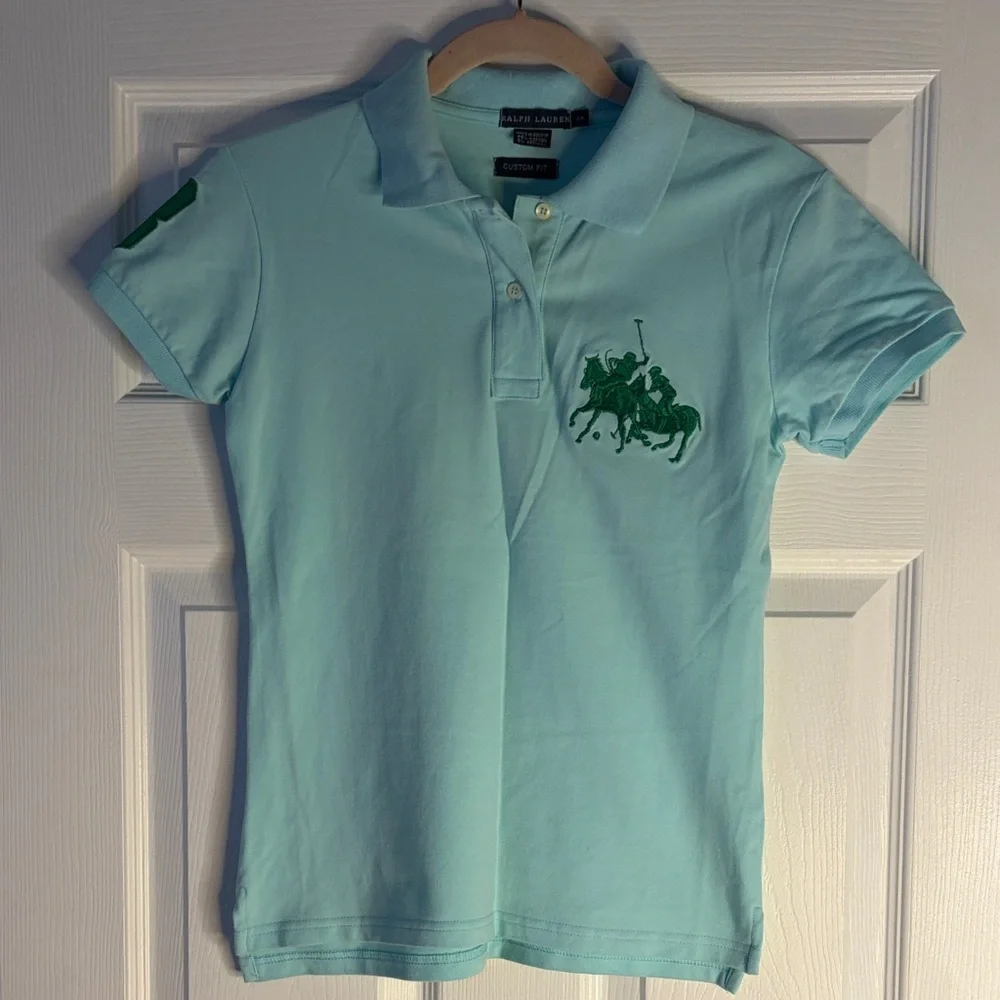 Ralph Lauren aqua polo